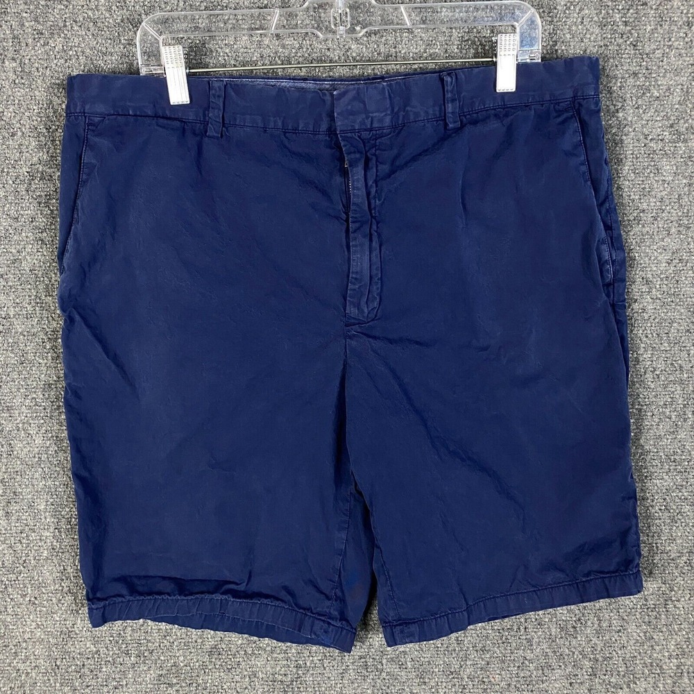 Club Monaco Shorts Men's Size 36 Navy Blue 100%‎ Cotton Adults